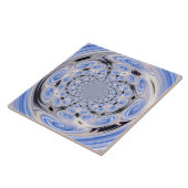 Carreau Carrelage bleu nuage doux (Côté)