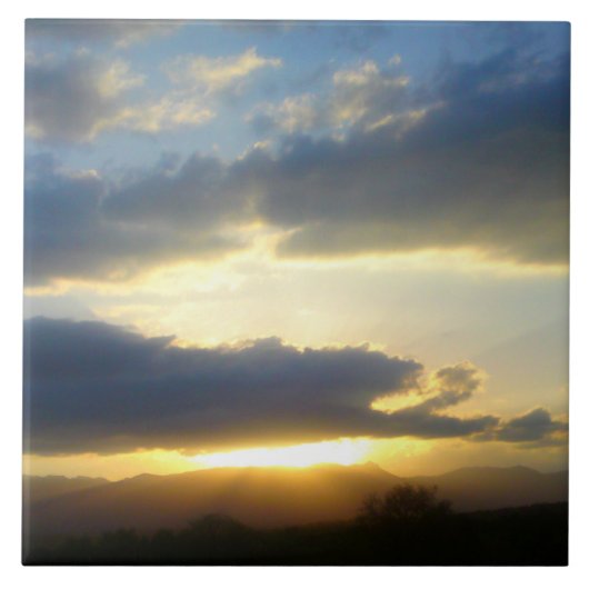 Carreau Carrelage bleu Sky Sunset (Devant)