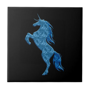 Carreau Carrelage bleu Unicorn Fire