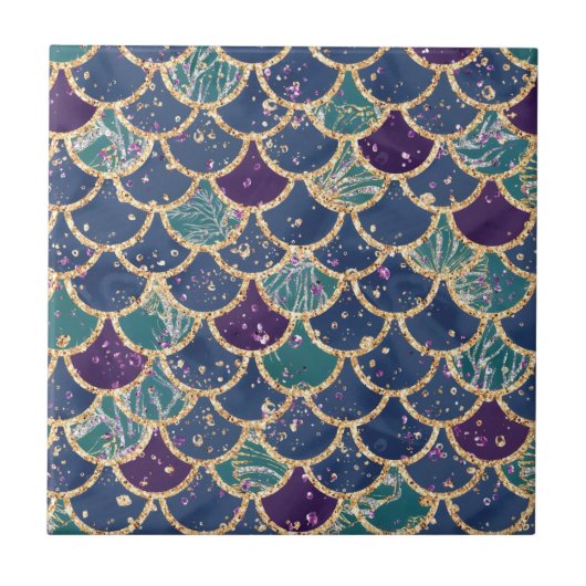 Carreau carrelage brillant délicat (Devant)