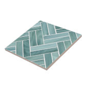 Carreau carrelage brillant motifs floraux contemporains (Côté)