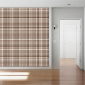 Carreau Carrelage Brown et blanc En vichy À damiers classi