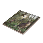 Carreau Carrelage cadeau pour animaux de forêt (Côté)