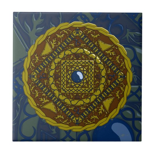 Carreau Carrelage Capricorn Mandala (Devant)