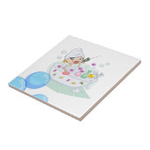 Carreau Carrelage céramique Bain temps bulles (Côté)