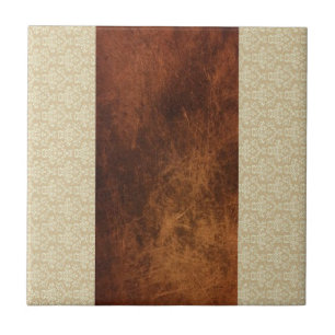 Carreau Carrelage céramique Brown Motif beige