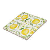 Carreau Carrelage céramique citron méditerranéen (Côté)