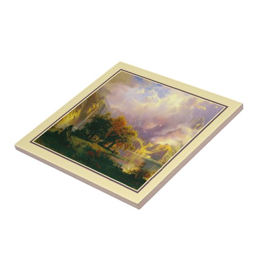 Carreau Carrelage céramique des montagnes rocheuses (Côté)