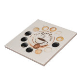 Carreau Carrelage céramique "Le meilleur café" (Côté)