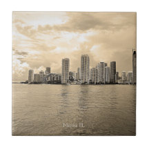 Carrelage céramique personnalisé - Miami, Floride