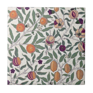 CARREAU CARRELAGE CÉRAMIQUE ; WILLIAM MORRIS : POMEGRANATE