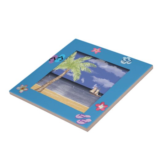 Carreau Carrelage conçu pour la plage (Côté)