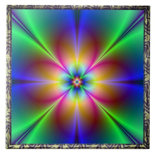 Carreau Carrelage couleur Neon Daisy (Devant)
