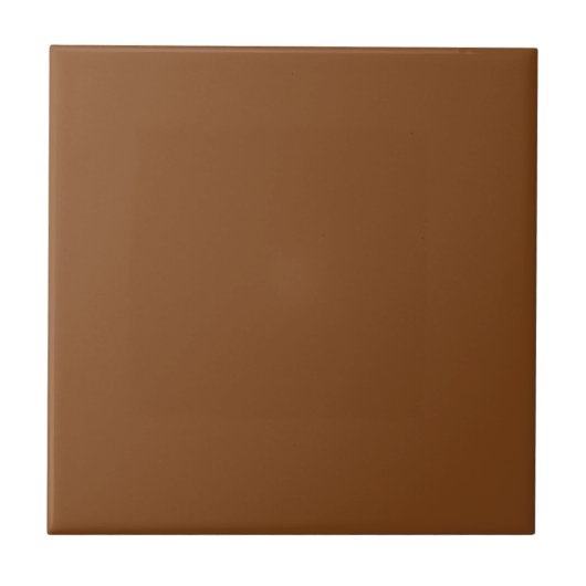 Carreau Carrelage couleur solide Brown Russet (Devant)