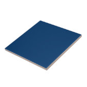 Carreau Carrelage couleur uni bleu Yale (Côté)