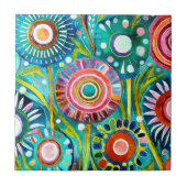 Carreau Carrelage Dandelions Funky (Devant)