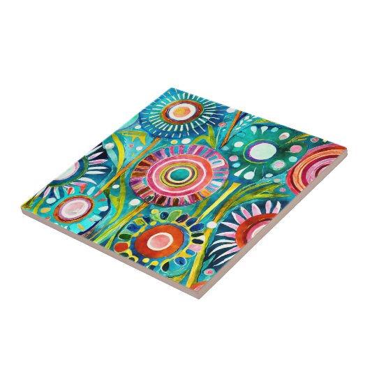 Carreau Carrelage Dandelions Funky (Côté)