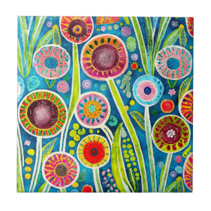 Carreau Carrelage Dandelions Funky