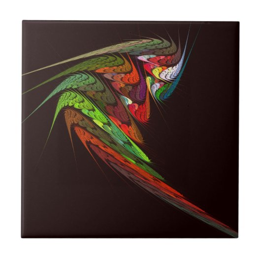 Carreau Carrelage d'art Abstrait de Chameleon (Devant)