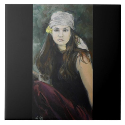 Carreau Carrelage d'art de Cigany (Devant)