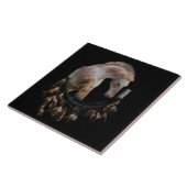 Carreau Carrelage d'art de la pêche au cheval et de la pêc (Côté)