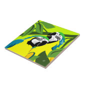 Carreau Carrelage d'art de perroquets Macaw Abstrait (Côté)
