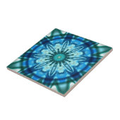 Carreau Carrelage d'art fractal de l'océan magique (Côté)