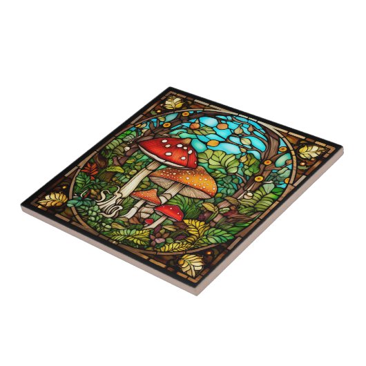 Carreau Carrelage de champignons (Côté)