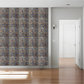 Carreau Carrelage de clé grecque antique géométrique bleu