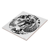 Carreau Carrelage de dragon noir (Côté)