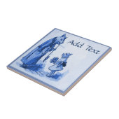 Carreau Carrelage de fumée de porc, look hollandais, Perso (Côté)