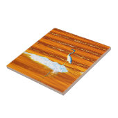 Carreau carrelage de héron bleu (Côté)