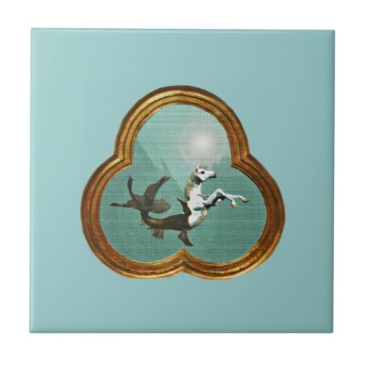 Carreau Carrelage de la mer Unicorne (Devant)