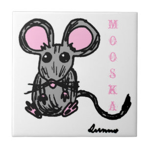 Carreau Carrelage de la souris Cute Mooska