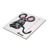 Carreau Carrelage de la souris Cute Mooska (Côté)