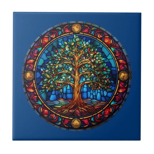 Carreau Carrelage de l'arbre de vie (Devant)