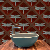 Carreau Carrelage de libellules de l'artisan, Brown et tur