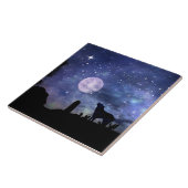 Carreau Carrelage de loup et de lune (Côté)