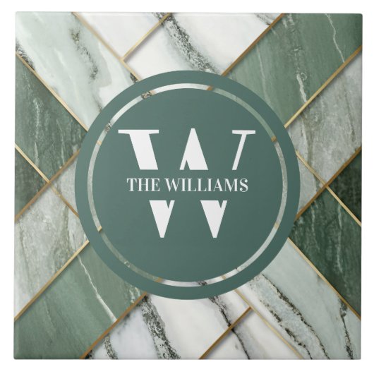 Carreau Carrelage de marbre vert clair Mer Pierre Turquois (Devant)