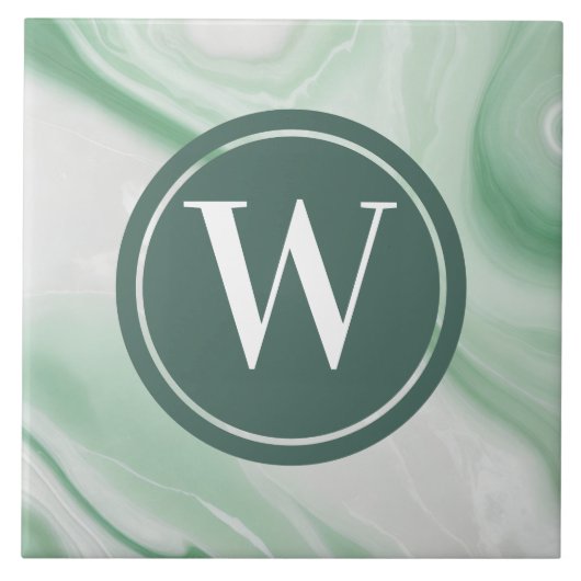 Carreau Carrelage de marbre vert clair Mer Pierre Turquois (Devant)