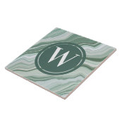 Carreau Carrelage de marbre vert clair Mer Pierre Turquois (Côté)