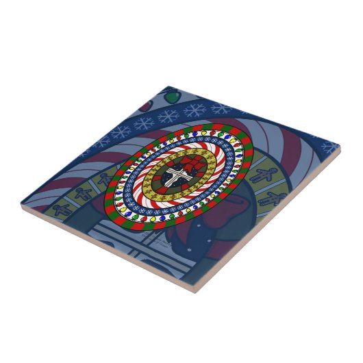 Carreau Carrelage de Noël (Côté)