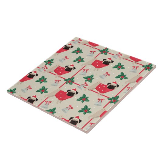 Carreau Carrelage de Noël Puggy (Côté)