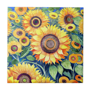 Carreau Carrelage de tournesols funky