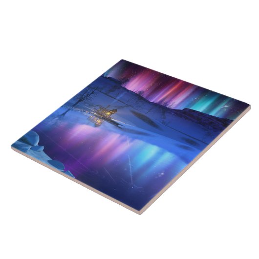 Carreau Carrelage décoratif arc-en-ciel / Trivet (Côté)