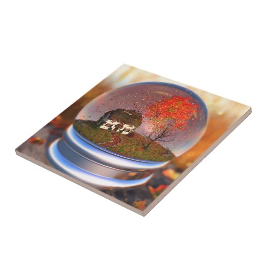 Carreau Carrelage décoratif du globe Maple Leaf (Côté)