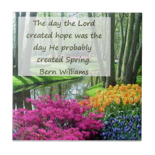 Carreau Carrelage décoratif du printemps et de l'espoir