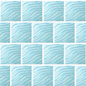 Carreau Carrelage décoratif en céramique Eau turquoise