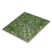 Carreau Carrelage d'effet Olive Green Terrazzo moderne (Côté)