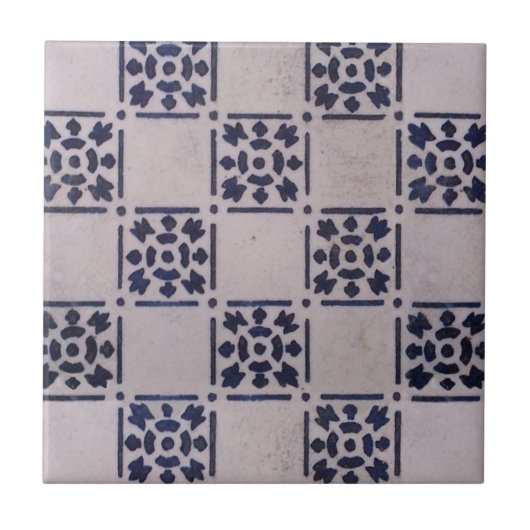 Carreau Carrelage Delft Bleu : Motif d'art néerlandais cla (Devant)